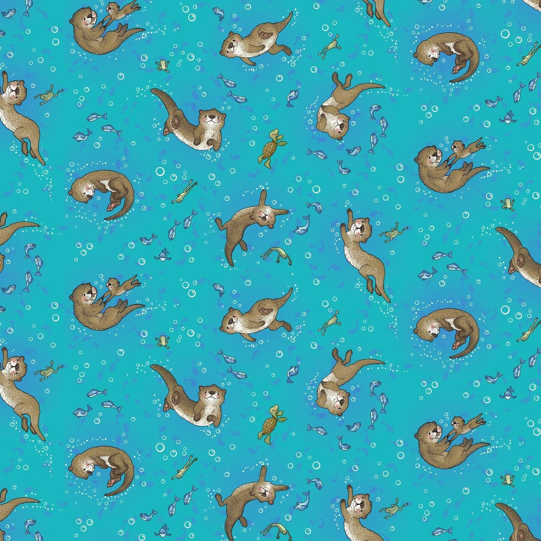 Underwater Otters