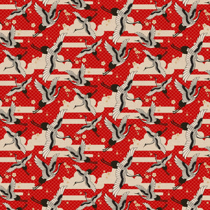 Red Cranes